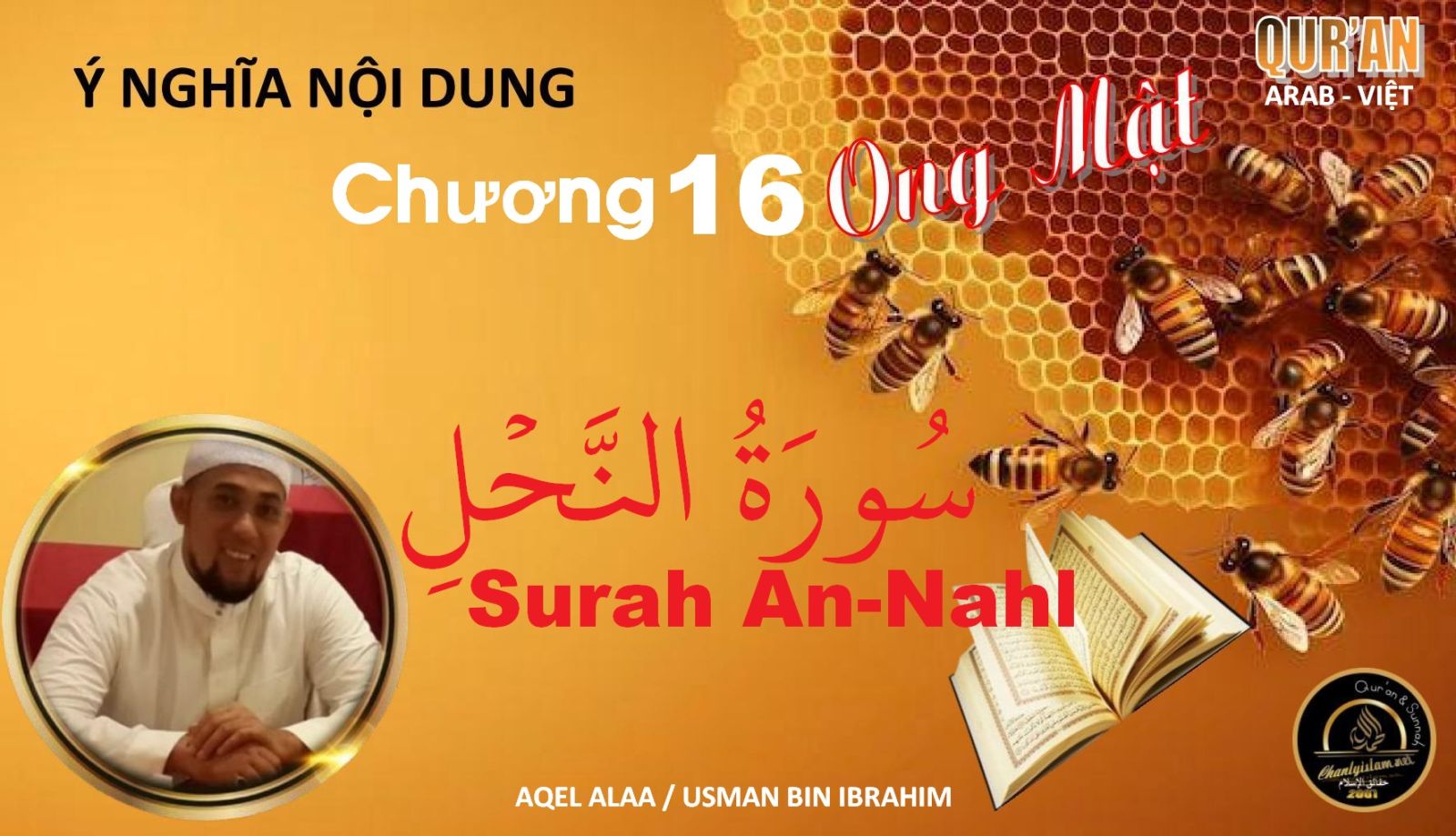 CLIPS QUR'AN ARAB - VIỆT NGỮ - CHƯƠNG 16 CON ONG (AN-NAHL)